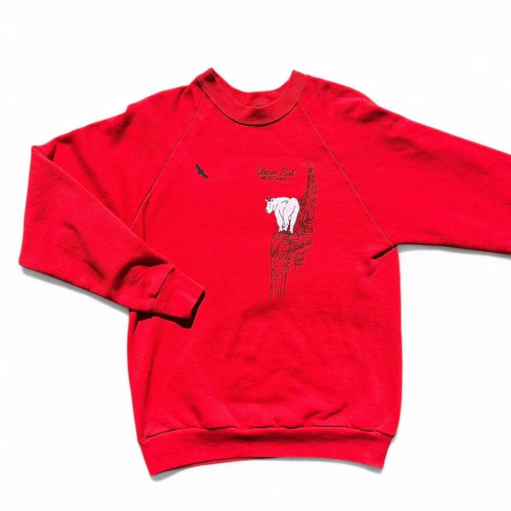 Vintage 80s Glacier National Park Crewneck